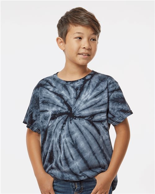 Dyenomite Youth Cyclone Pinwheel Tie-Dyed T-Shirt 20BCY