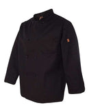 Chef Designs Black Traditional Chef Coat KT76