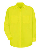 Red Kap Enhanced Visibility Long Sleeve Work Shirt SS14