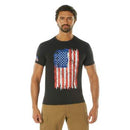 Rothco Distressed US Flag Athletic Fit T-Shirt. Item
