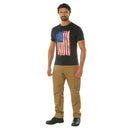 Rothco Distressed US Flag Athletic Fit T-Shirt. Item