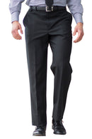 Edwards Mens Flat Front Poly/Wool Pant [