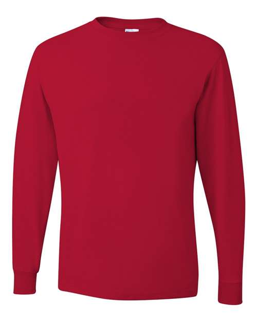 JERZEES Dri-Power® Long Sleeve 50/50 T-Shirt 29LSR - True Red