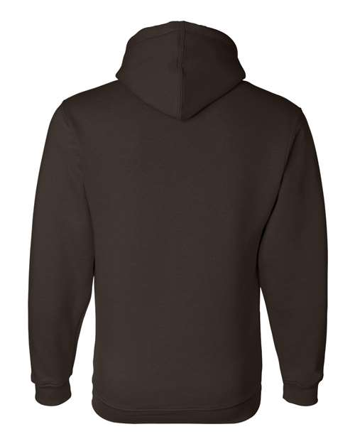Bayside USA-Made Hooded Sweatshirt 960 - Chocolate