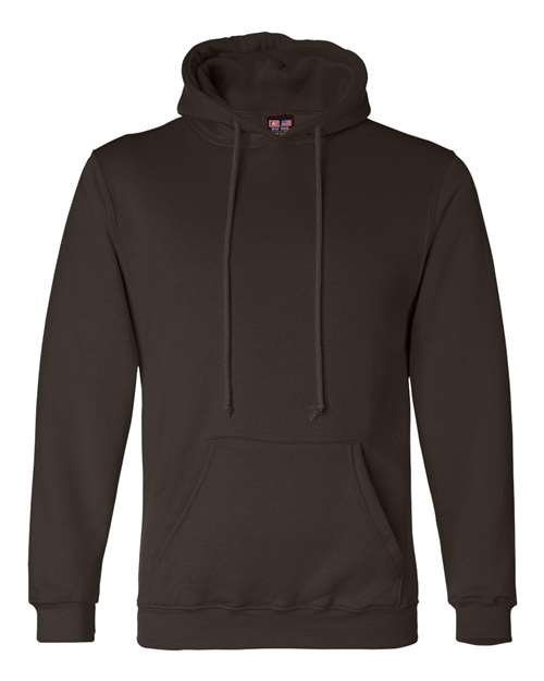 Bayside USA-Made Hooded Sweatshirt 960 - Chocolate
