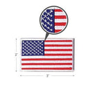 Rothco Iron On / Sew On Embroidered US Flag Patch . Item