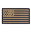 Rothco PVC US Flag Patch With Hook Back. Item