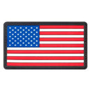 Rothco PVC US Flag Patch With Hook Back. Item