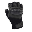 Rothco Fingerless Cut-Resistant Carbon Hard Knuckle Gloves - Black . Item