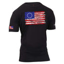 Rothco Colonial Betsy Ross Flag T-Shirt - Black. Item