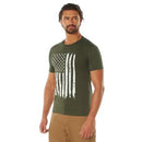 Rothco Distressed US Flag Athletic Fit T-Shirt. Item