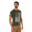 Rothco Distressed US Flag Athletic Fit T-Shirt. Item