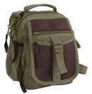 Rothco Vintage Canvas & Leather Travel Shoulder Bag. Item