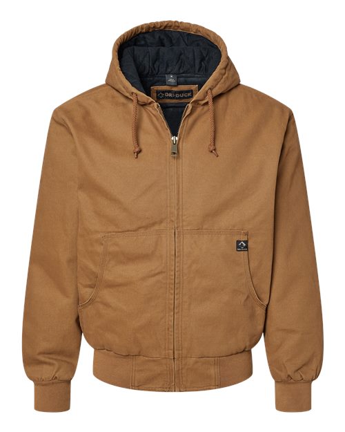 DRI DUCK Cheyenne Boulder Cloth™ Hooded Jacket with Tricot Quilt Lining 5020
