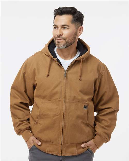 DRI DUCK Cheyenne Boulder Cloth™ Hooded Jacket with Tricot Quilt Lining 5020