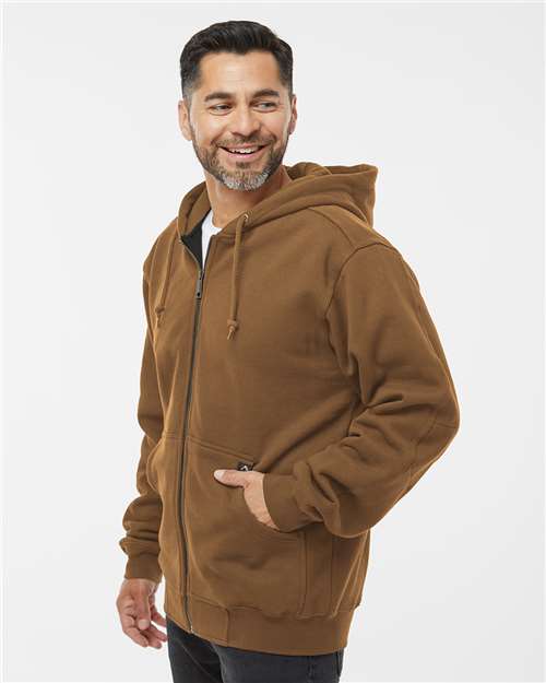DRI DUCK Crossfire Heavyweight Power Fleece Hooded Jacket with Thermal Lining 7033