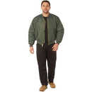 Rothco Enhanced Nylon MA-1 Flight Jacket. Item