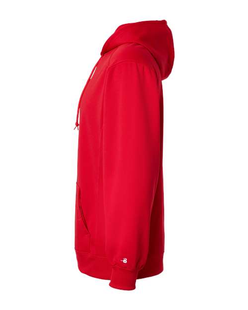 Badger Performance Fleece Hooded Sweatshirt 1454 - Red