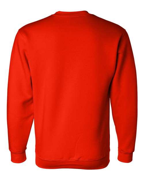 Bayside USA-Made Crewneck Sweatshirt 1102 - Bright Orange