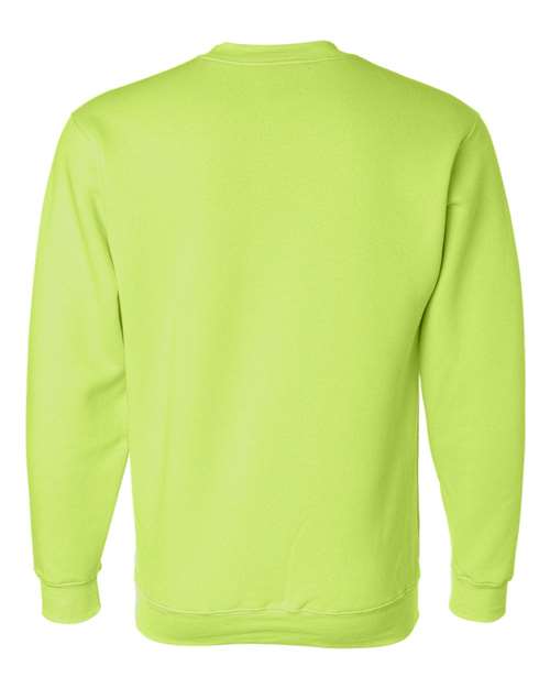 Bayside USA-Made Crewneck Sweatshirt 1102 - Lime Green