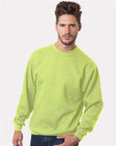Bayside USA-Made Crewneck Sweatshirt 1102 - Lime Green