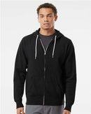 Independent Trading Co. Lightweight Full-Zip Hooded Sweatshirt AFX90UNZ