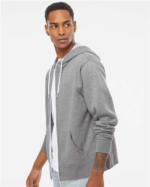 Independent Trading Co. Lightweight Full-Zip Hooded Sweatshirt AFX90UNZ