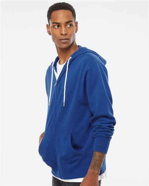 Independent Trading Co. Lightweight Full-Zip Hooded Sweatshirt AFX90UNZ