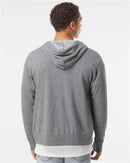 Independent Trading Co. Heathered French Terry Full-Zip Hooded Sweatshirt PRM90HTZ