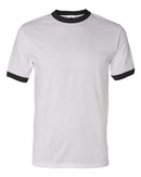 Augusta Sportswear 50/50 Ringer T-Shirt 710 - White/ Black