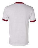 Augusta Sportswear 50/50 Ringer T-Shirt 710 - White/ Red