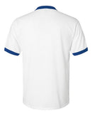 Augusta Sportswear 50/50 Ringer T-Shirt 710 - White/ Royal