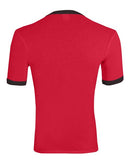 Augusta Sportswear 50/50 Ringer T-Shirt 710 - Red/ Black