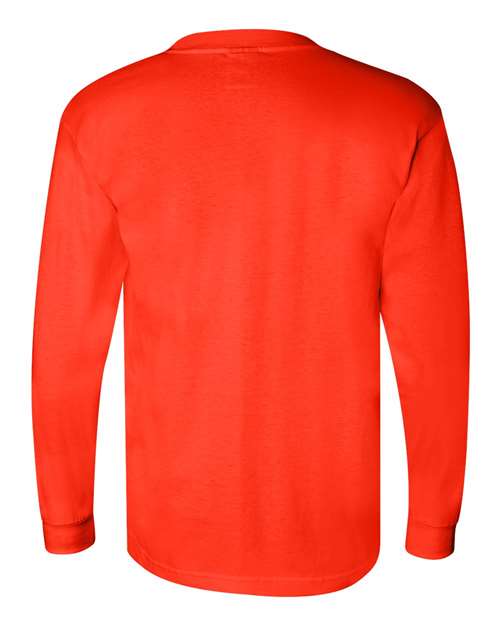 Bayside Union-Made Long Sleeve Pocket T-Shirt 3055