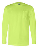Bayside Union-Made Long Sleeve Pocket T-Shirt 3055