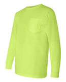 Bayside Union-Made Long Sleeve Pocket T-Shirt 3055
