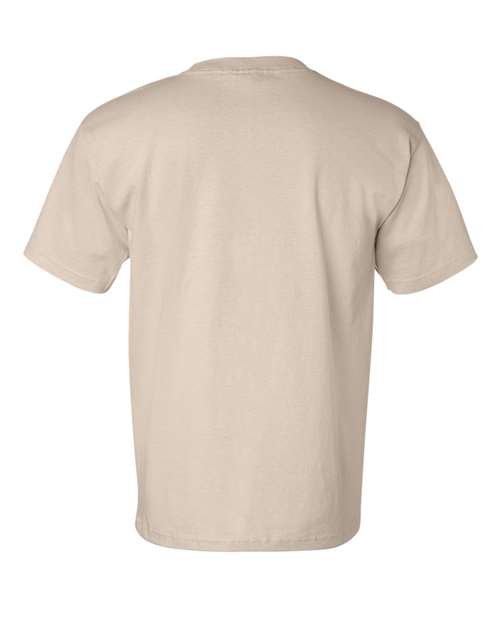 Bayside USA-Made Pocket T-Shirt 7100 - Sand