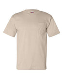 Bayside USA-Made Pocket T-Shirt 7100 - Sand