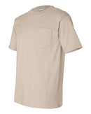 Bayside USA-Made Pocket T-Shirt 7100 - Sand