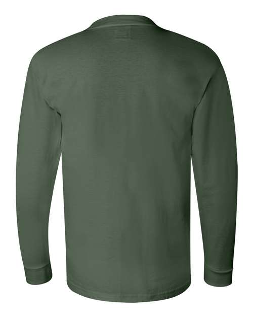 Bayside USA-Made Long Sleeve T-Shirt 6100 - Forest Green