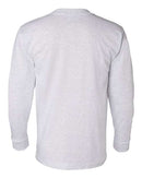 Bayside USA-Made Long Sleeve Pocket T-Shirt 8100 - Ash