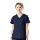 Women's Comfort V-Neck Utility Scrub Top. Live Chat for Bulk Discounts