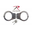 Rothco NIJ Approved Stainless Steel Hinged Handcuffs. Item
