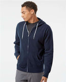 Independent Trading Co. Lightweight Full-Zip Hooded Sweatshirt AFX90UNZ