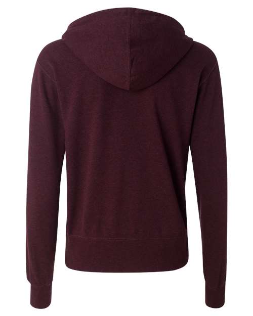 Independent Trading Co. Heathered French Terry Full-Zip Hooded Sweatshirt PRM90HTZ