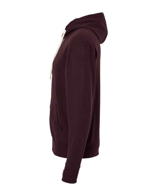 Independent Trading Co. Heathered French Terry Full-Zip Hooded Sweatshirt PRM90HTZ