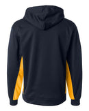 Badger Performance Fleece Hooded Sweatshirt 1454 - Navy/ Gold