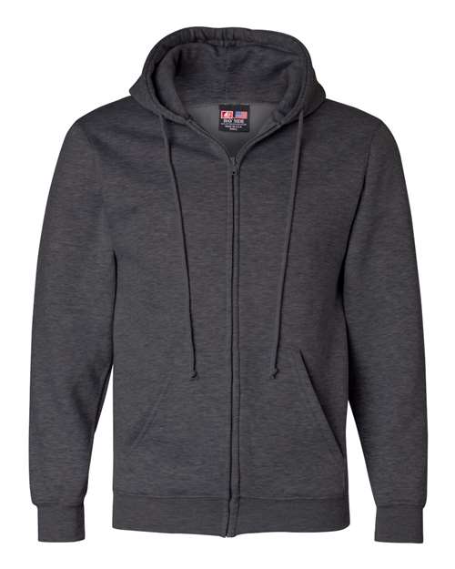 Bayside USA-Made Full-Zip Hooded Sweatshirt 900