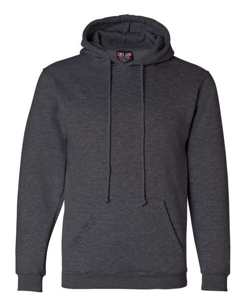 Bayside USA-Made Hooded Sweatshirt 960 - Charcoal Heather