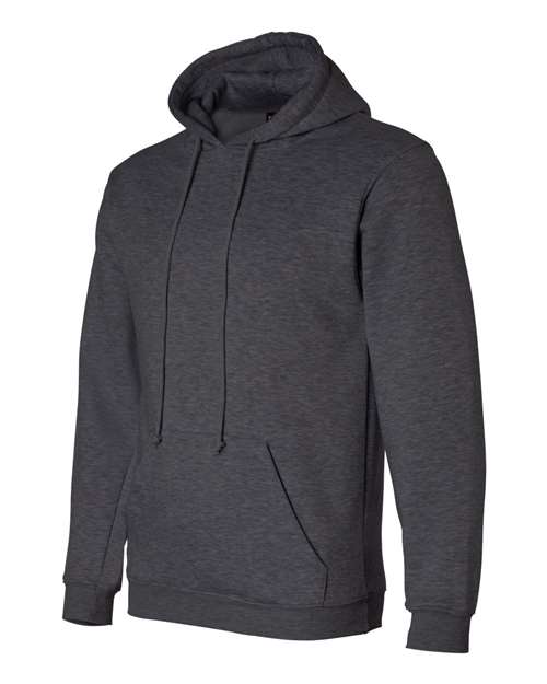 Bayside USA-Made Hooded Sweatshirt 960 - Charcoal Heather